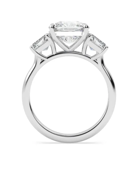 Tilla خاتم ذهب أبيض عيار 14 مرصع بألماس مصنّع في المعمل