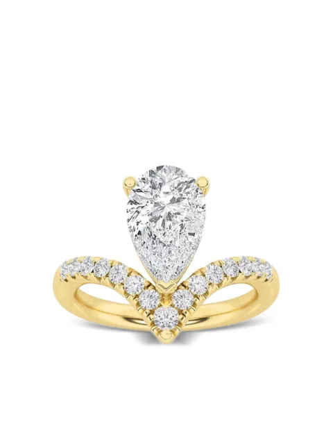 Tilla 14K yellow gold Fashion lab-grown diamond ring