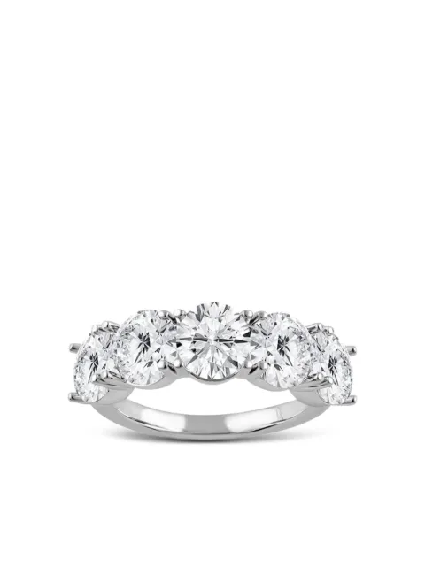 Tilla 14K white gold Five-Stone lab-grown diamond ring