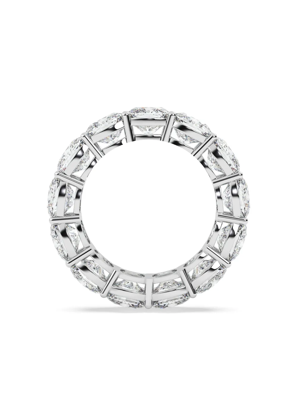 Tilla 14k White Gold Diamond Ring In Silver