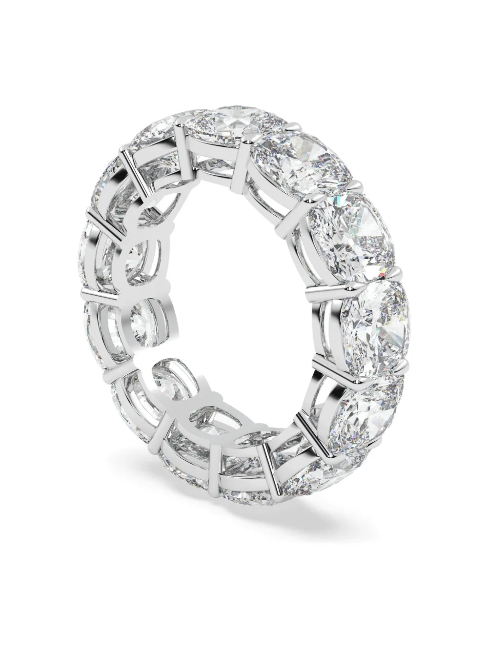 Tilla 14k White Gold Diamond Ring In Silver