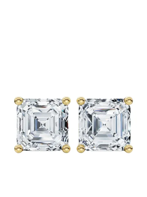Tilla 14K yellow gold diamond stud earrings