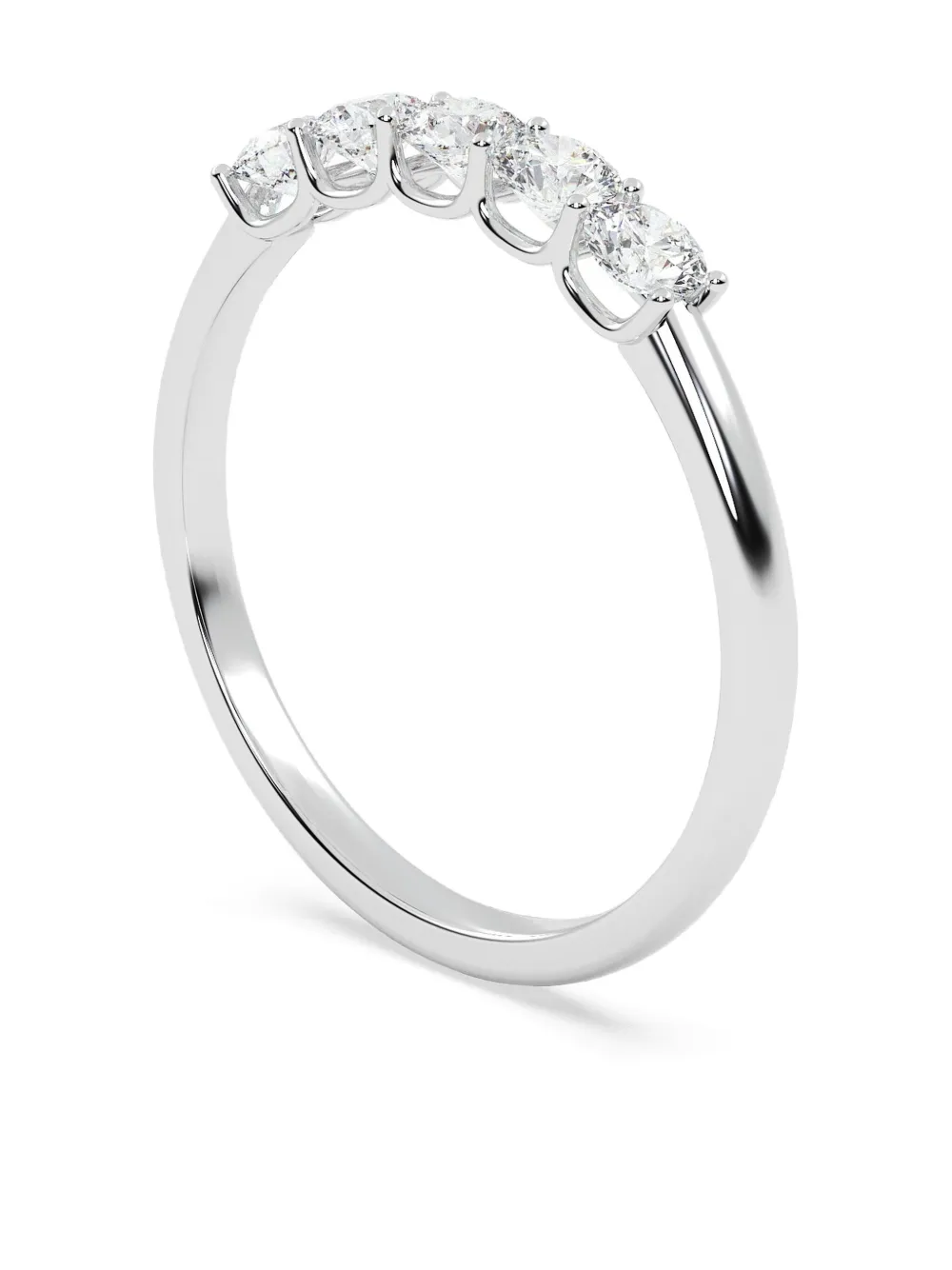 Tilla 14k White Gold Diamond Ring In Metallic