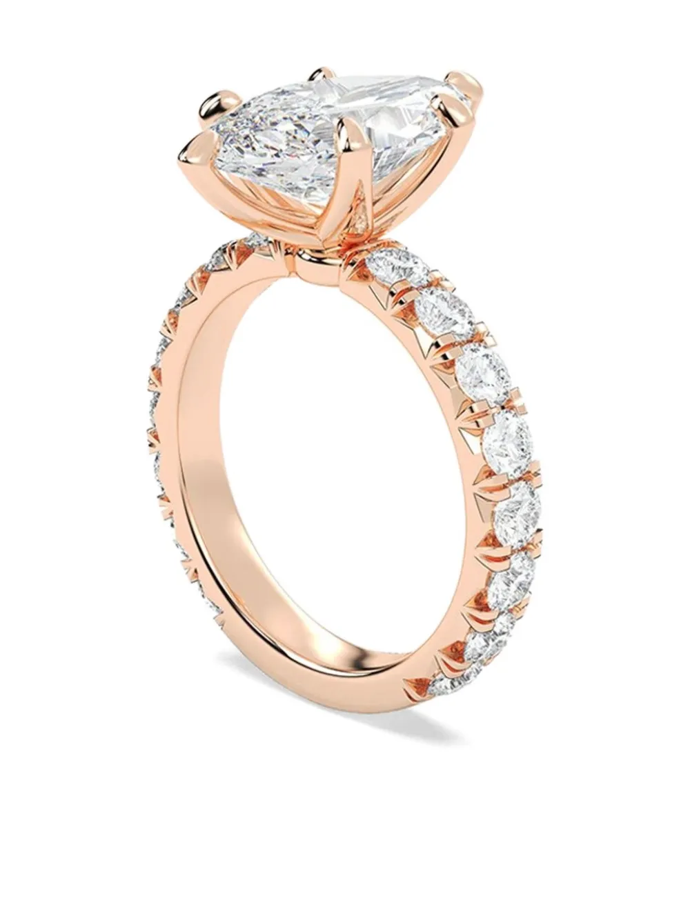 Tilla 14K rose gold diamond cocktail ring | Fine Jewelry | Image 2