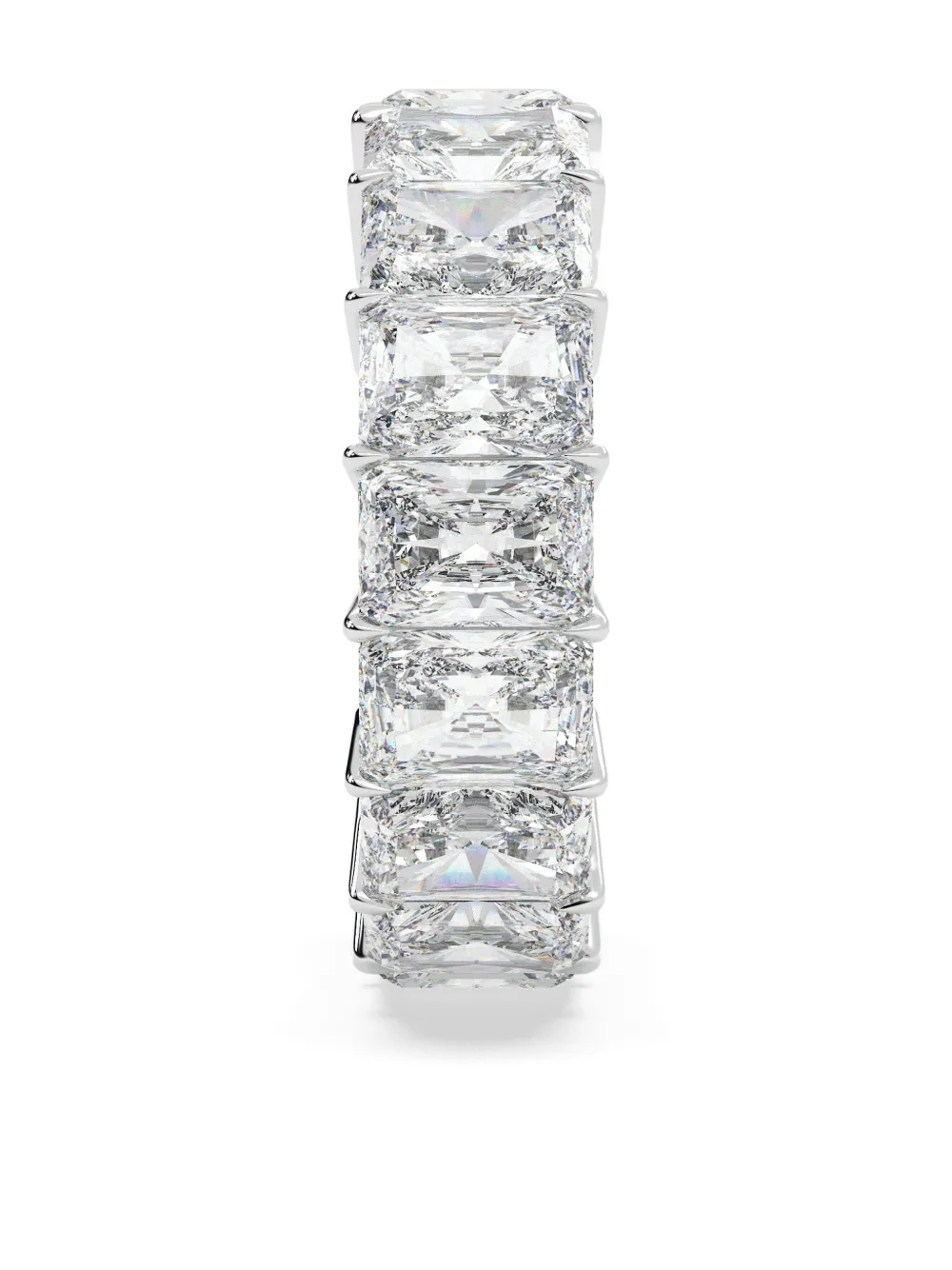 Tilla 14k White Gold Diamond Eternity Ring In Silver
