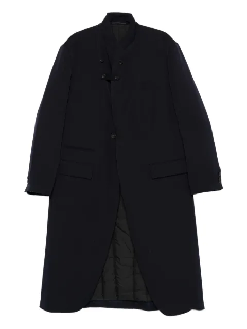 Yohji Yamamoto wool single-breasted coat