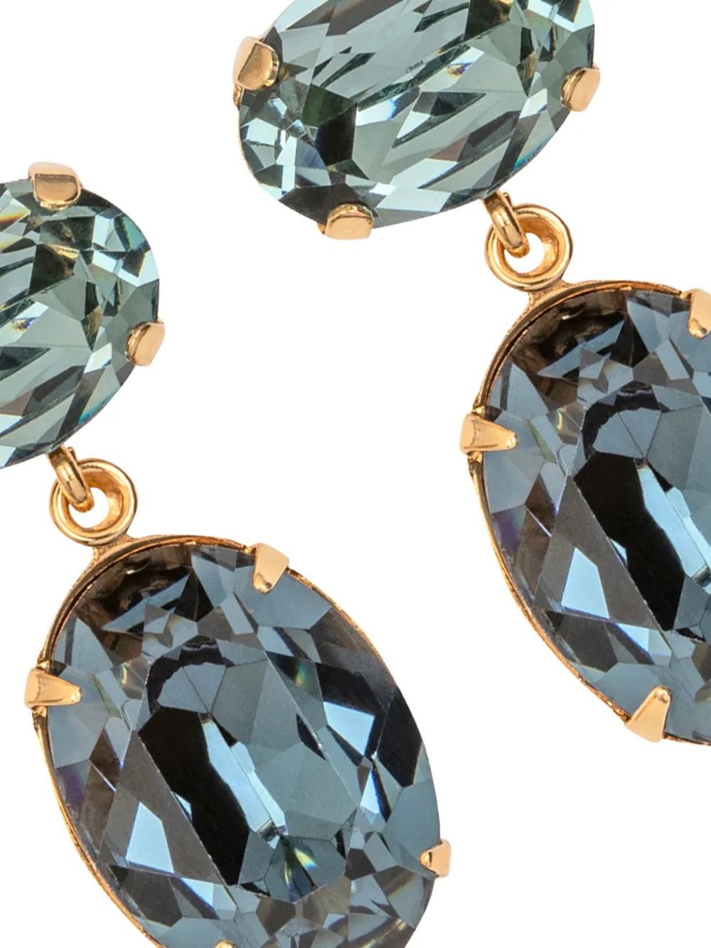 Jennifer Behr Lenora Oval Earrings In Gold