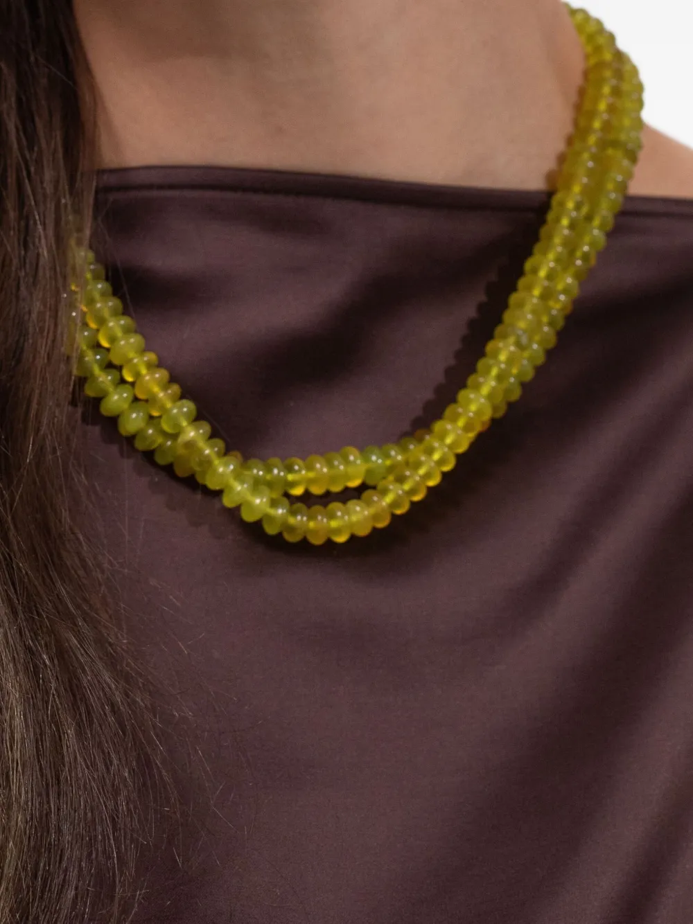 Jennifer Behr Veronica Beaded Necklace In Gold