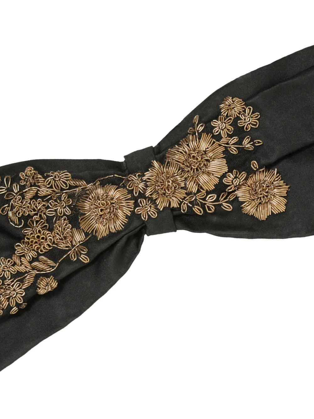 Jennifer Behr Safina Floral Headband In Black
