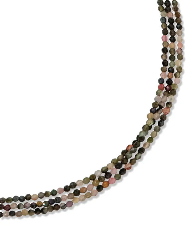 Jennifer Behr Lisette Beaded Necklace Brown FARFETCH JO