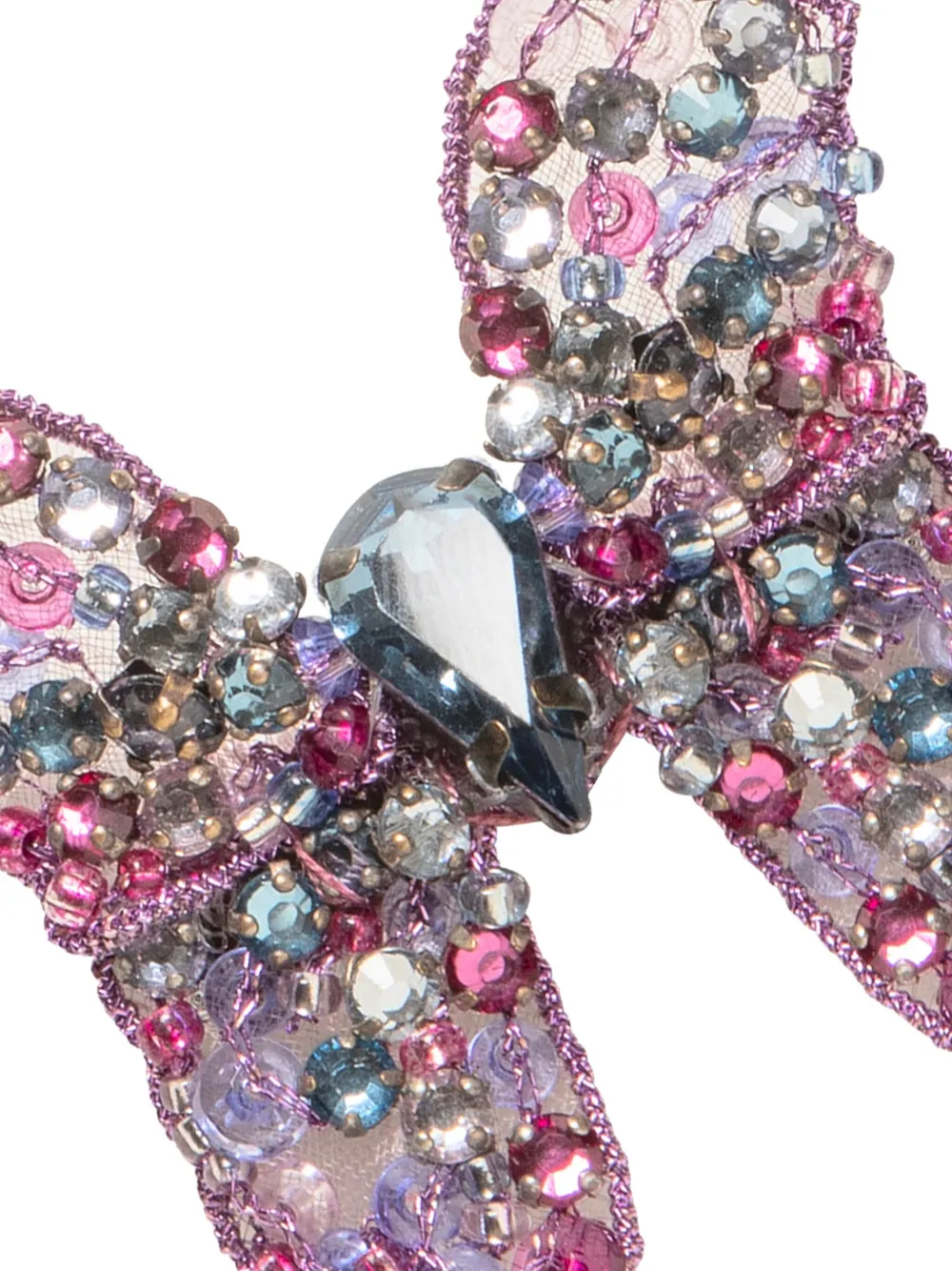 Jennifer Behr Abbie Butterfly Hair Clip In Pink