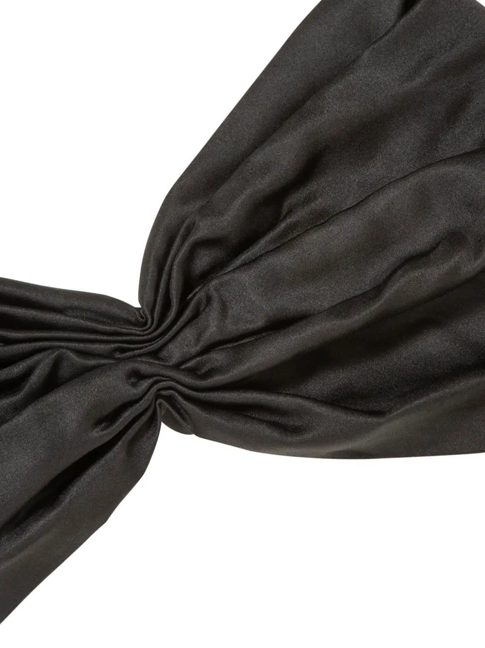 Jennifer Behr Dinah Head Wrap In Black