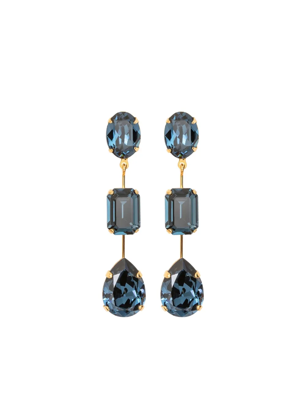Jennifer Behr Allanah Drop Earrings In Blue