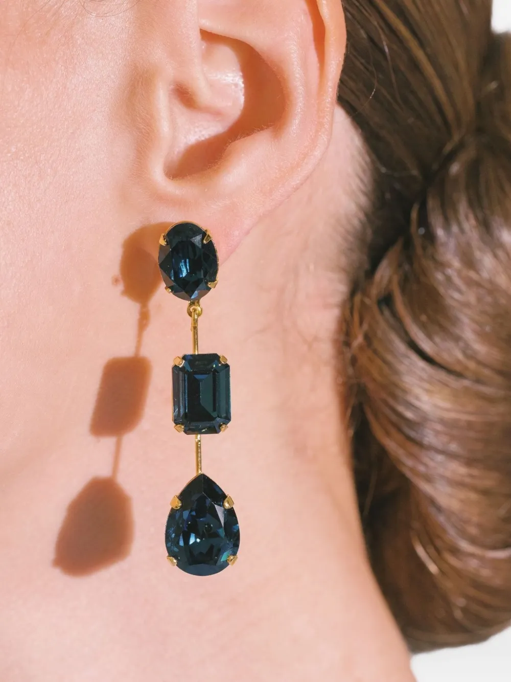 Jennifer Behr Allanah Drop Earrings In Blue