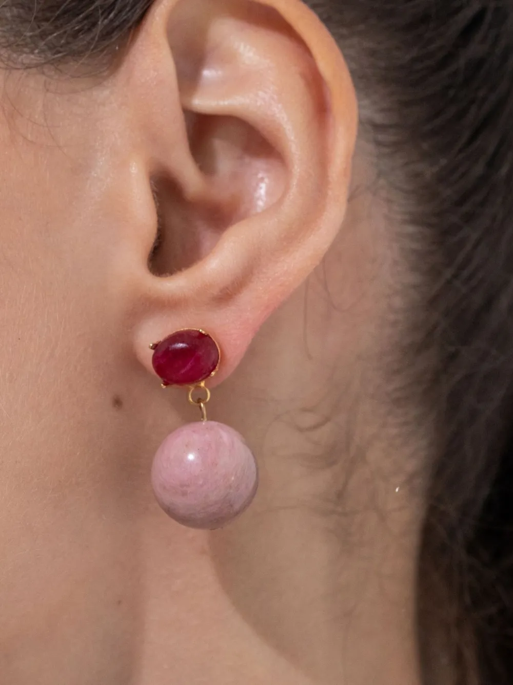 Jennifer Behr Everly Earrings In Gold