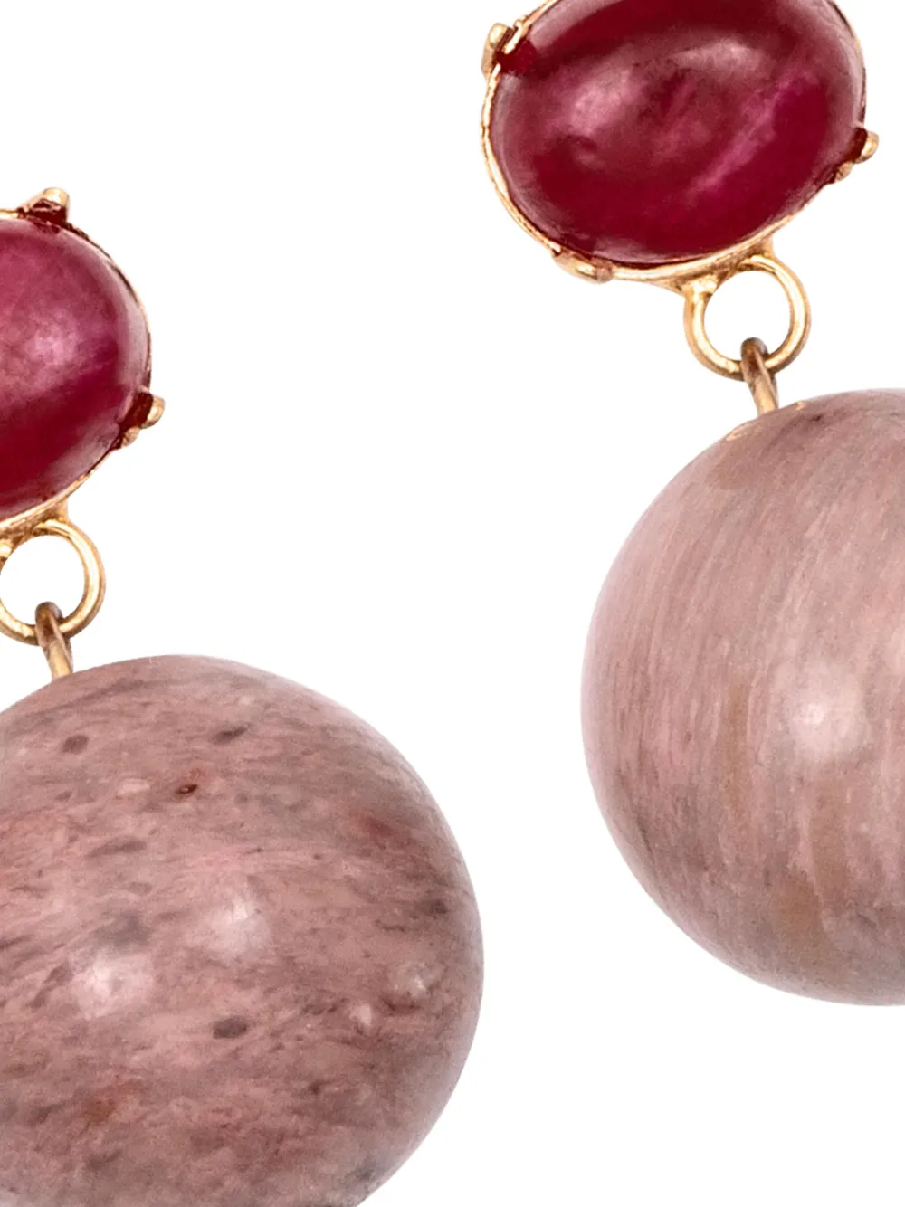 Jennifer Behr Everly Earrings In Gold