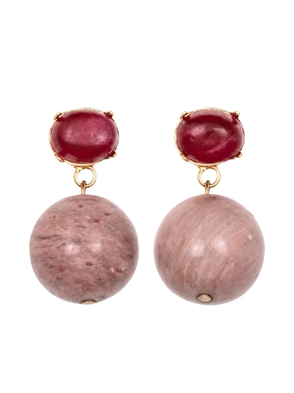 Jennifer Behr Everly Earrings In Gold