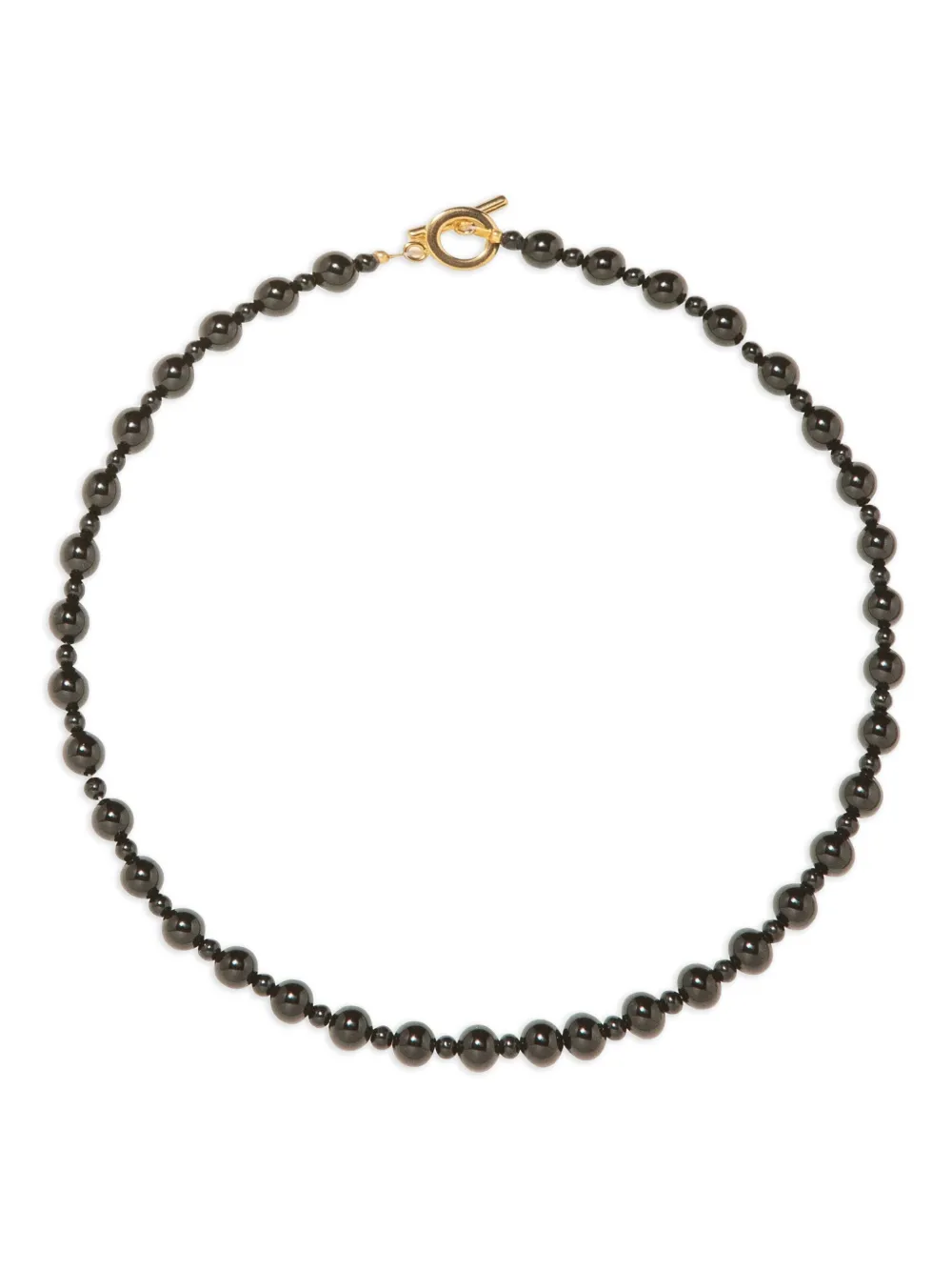 Jennifer Behr Dhara Beaded Necklace In Black