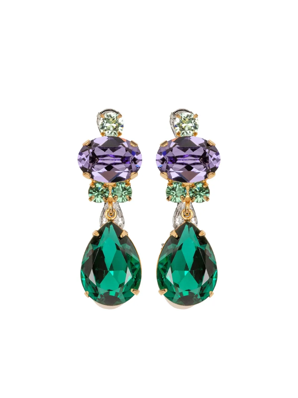 Jennifer Behr Catherine Teardrop Earrings In Multi