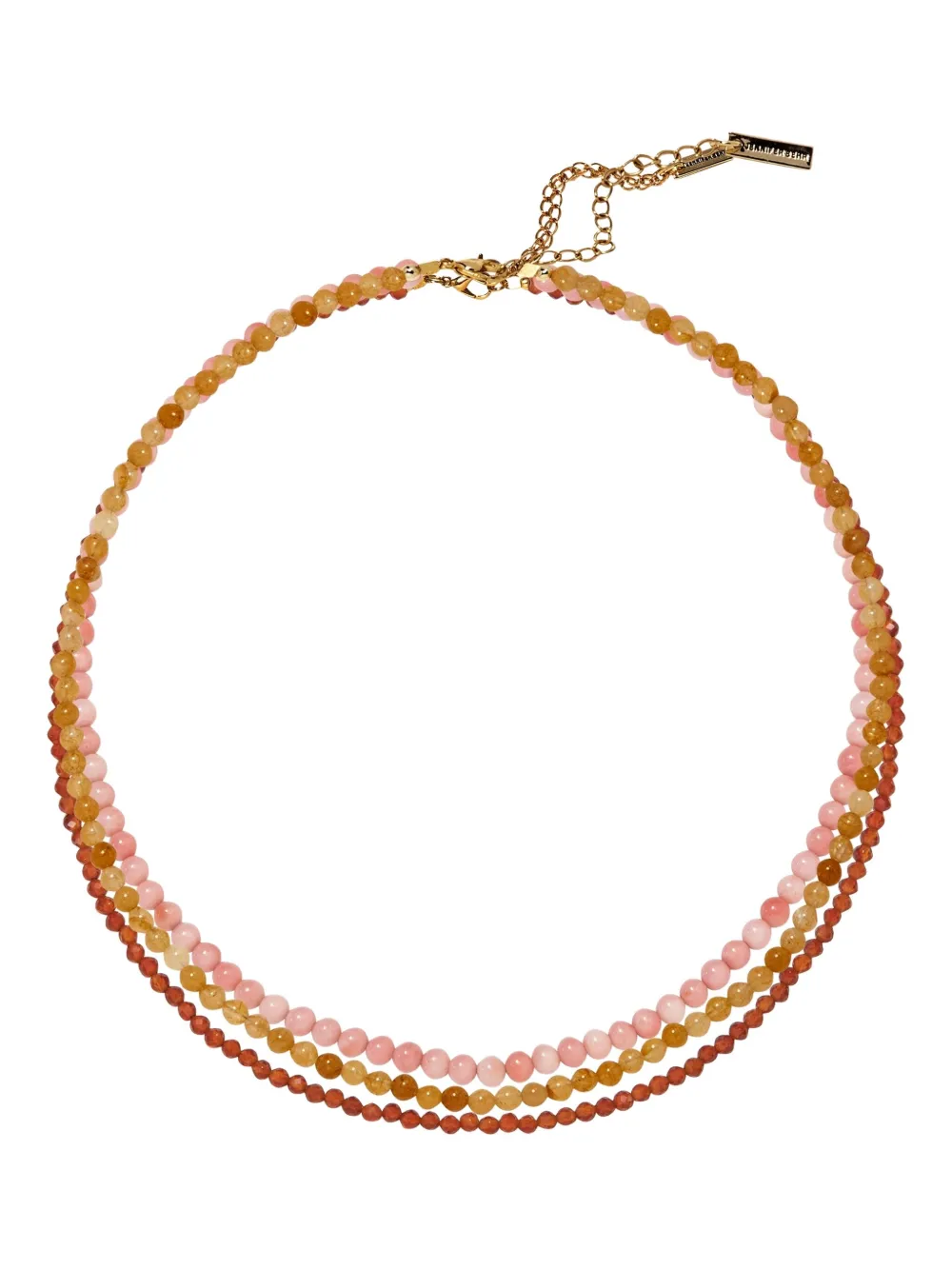Jennifer Behr Ersa Beaded Necklaces (pack Of 3) In Brown