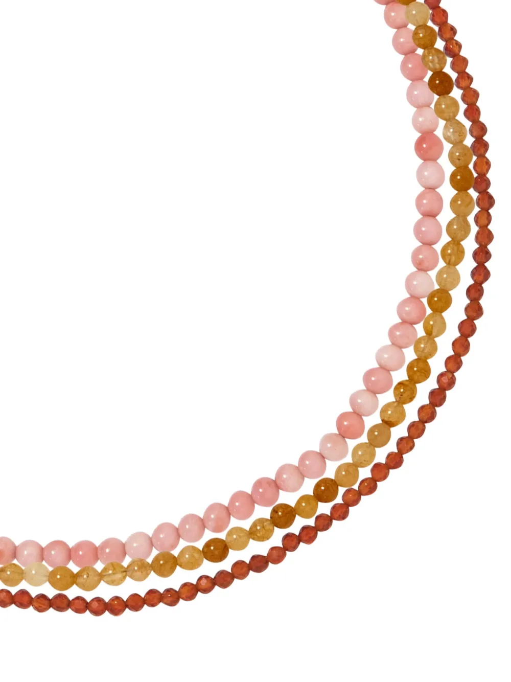 Jennifer Behr Ersa Beaded Necklaces (pack Of 3) In Brown