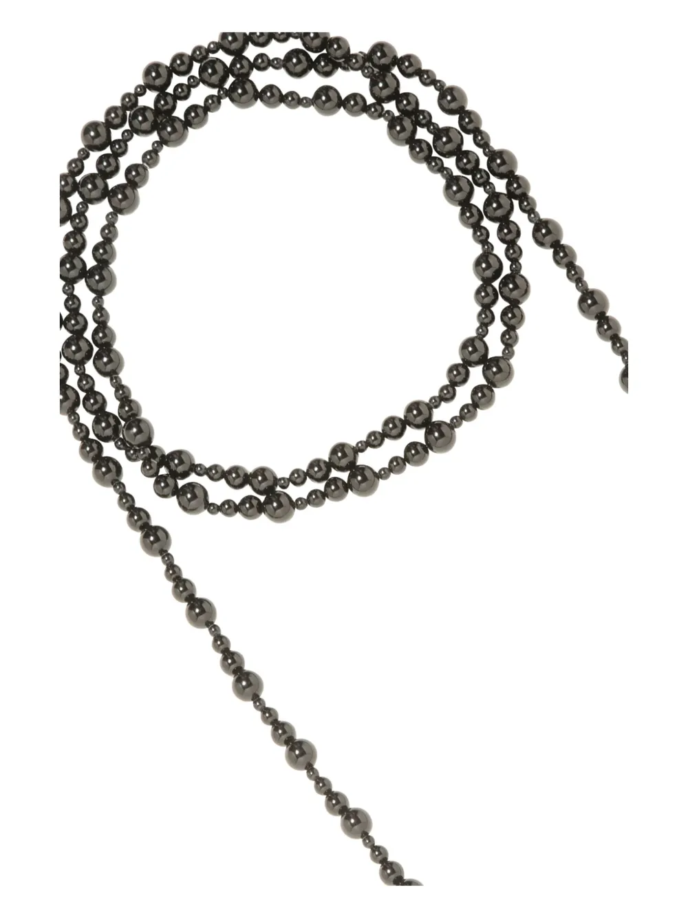 Jennifer Behr Veda Beaded Necklace In Black