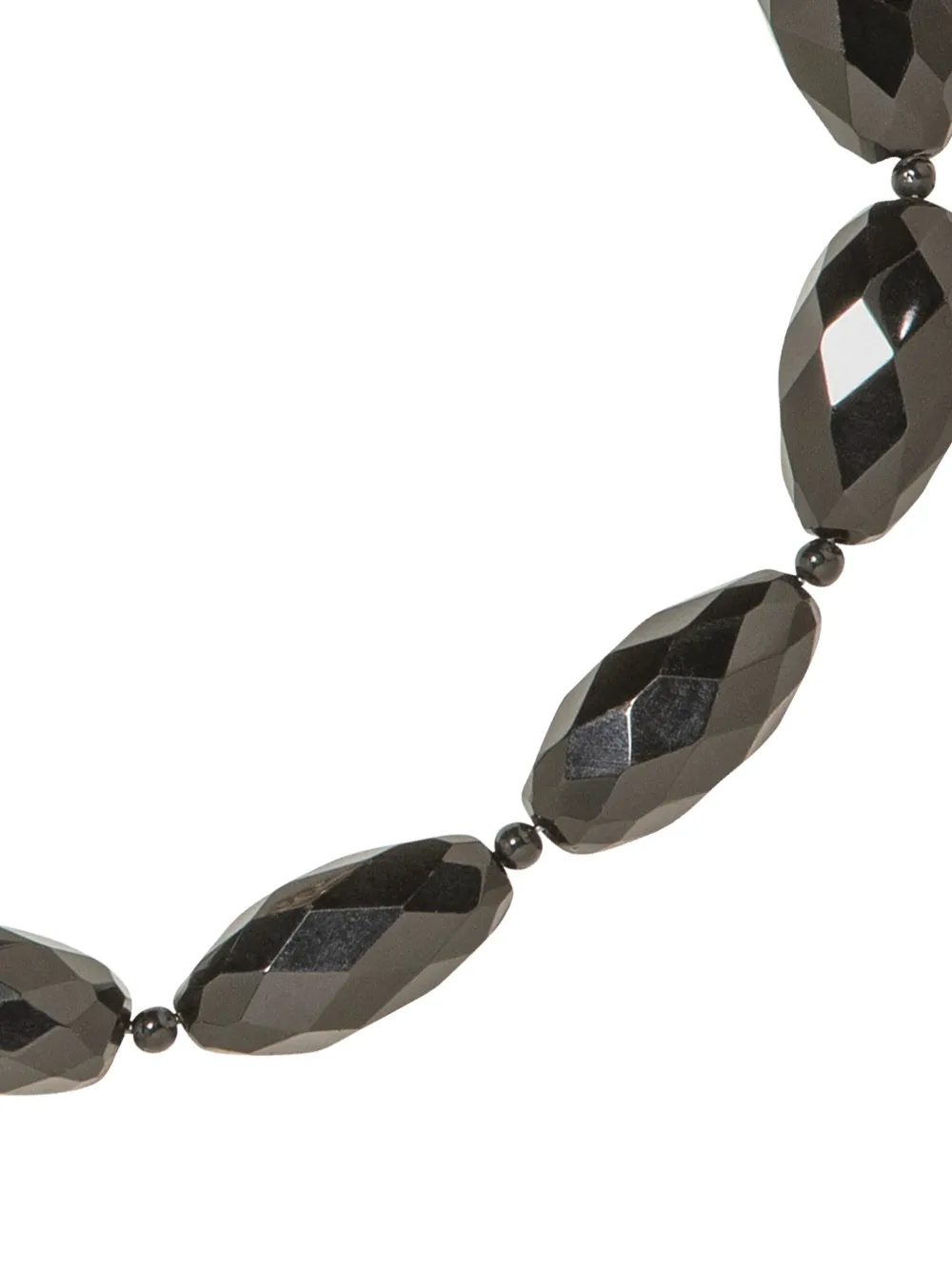 Jennifer Behr Wrenlee Faceted Necklace In Black