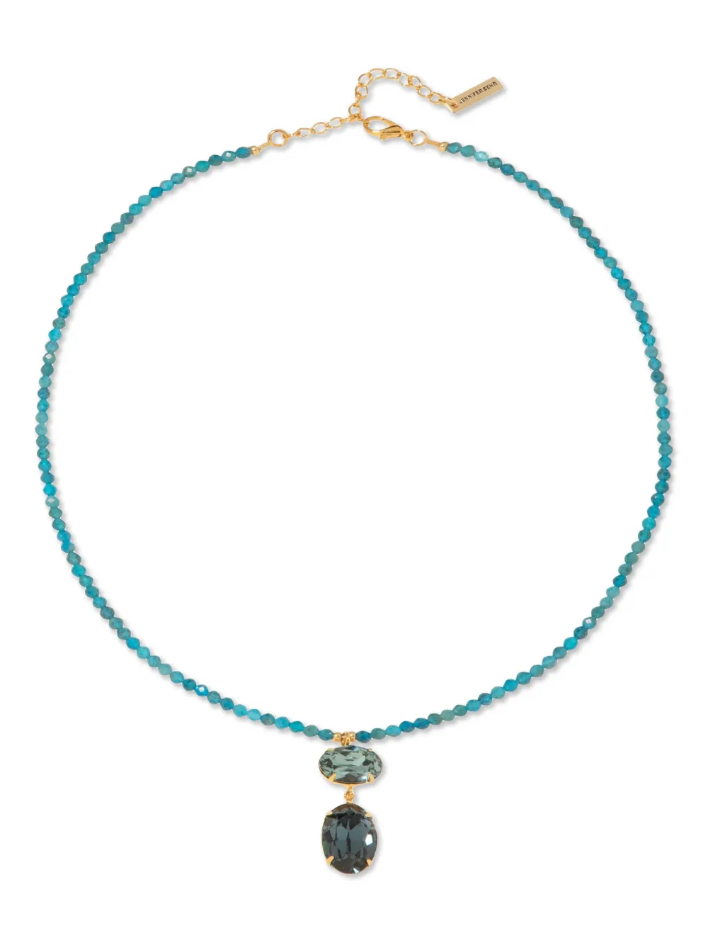Jennifer Behr Collana Freya con perline - Blu
