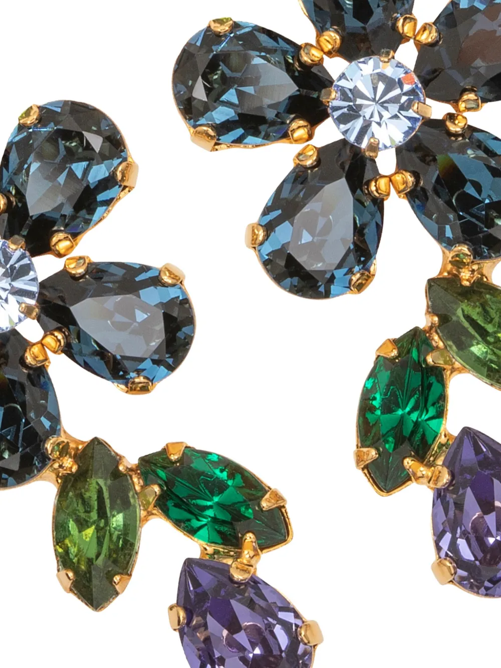 Jennifer Behr Odelia Flower-drop Earrings In Multi