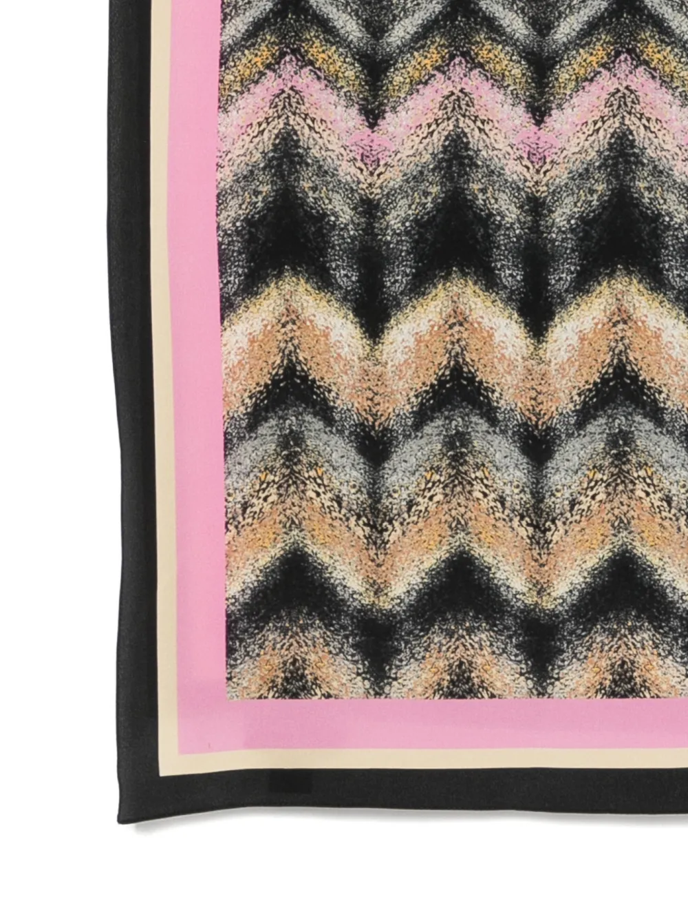 Missoni Sjaal met zigzagprint Zwart