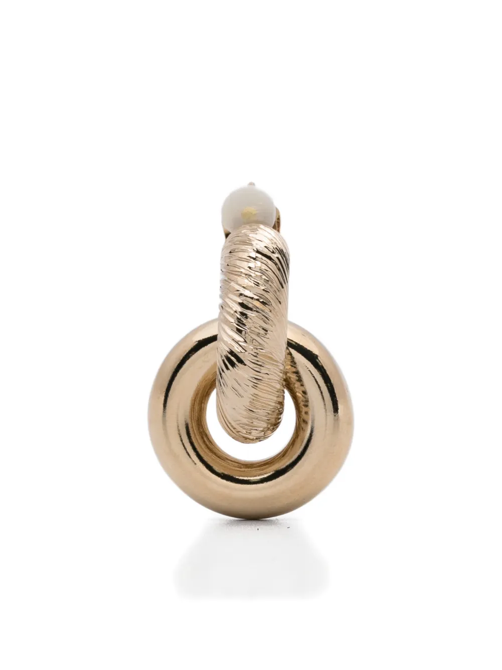 Nº21 textured-effect earrings - Oro