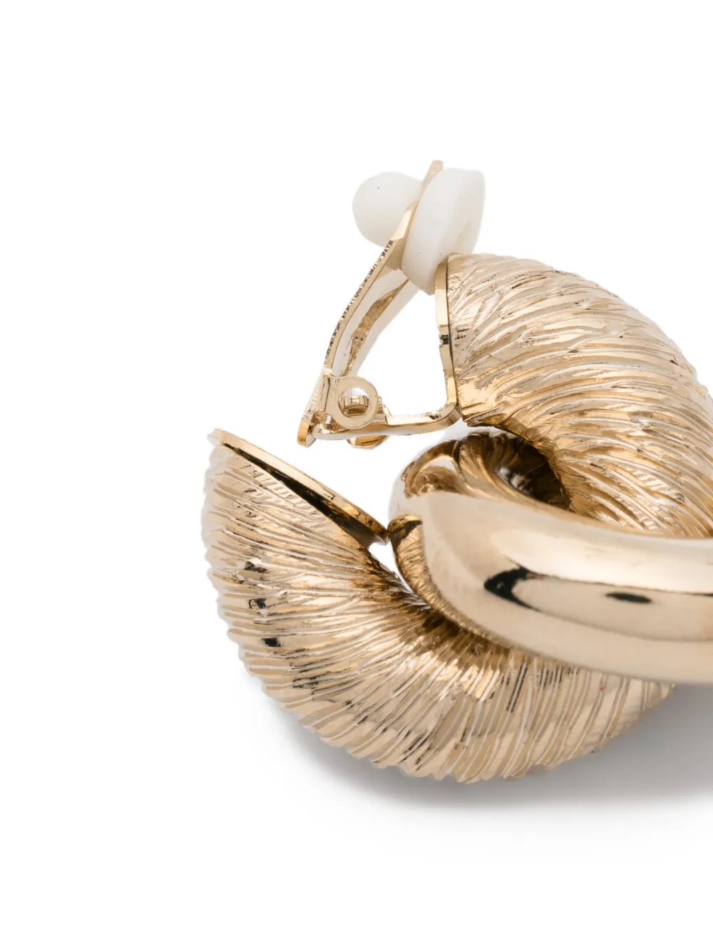 Nº21 textured-effect earrings - Goud