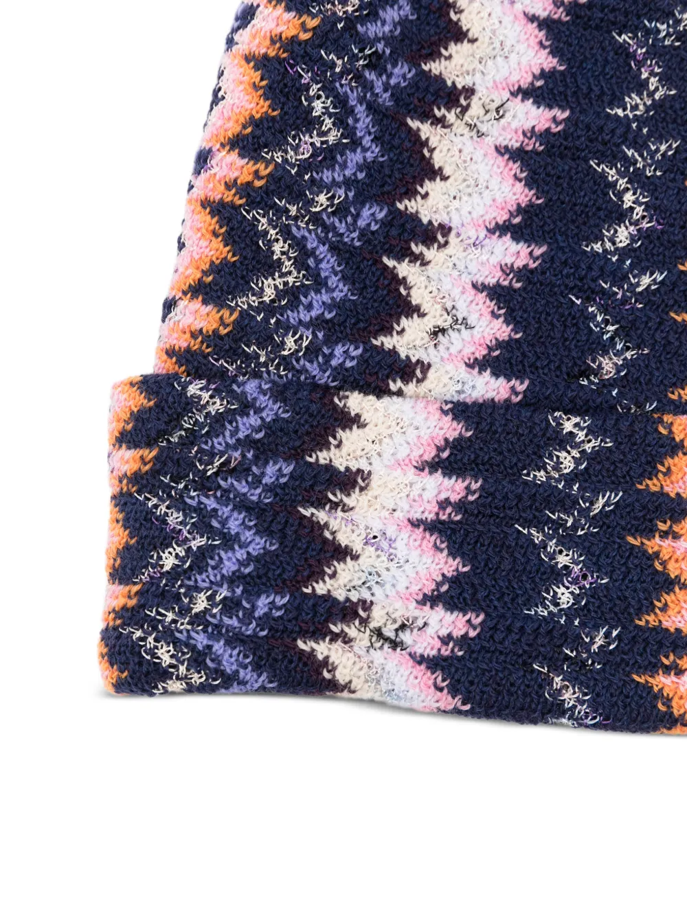 Missoni Muts met zigzag-patroon Blauw