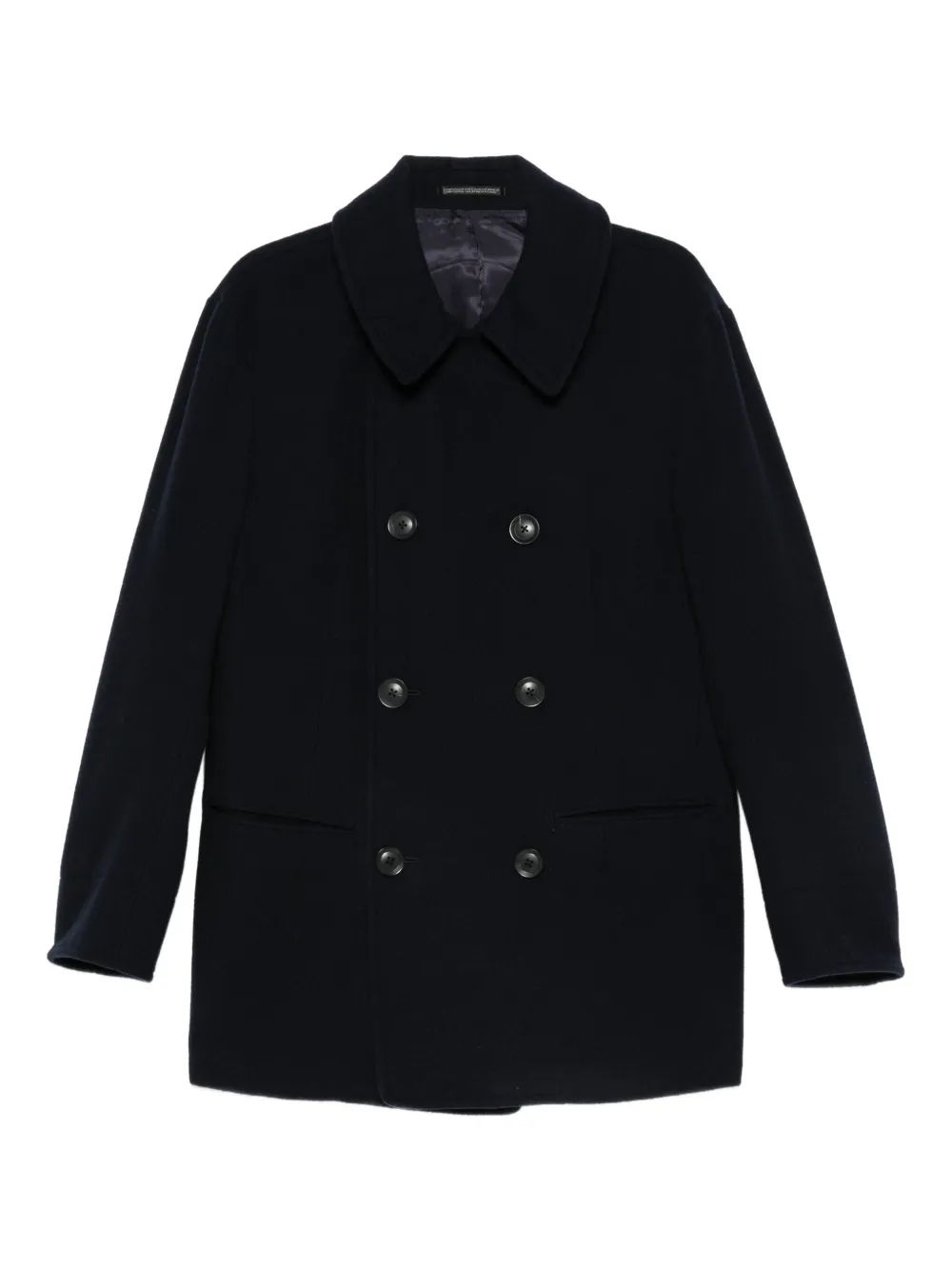 Yohji Yamamoto abrigo con doble botonadura | azul | Image 1