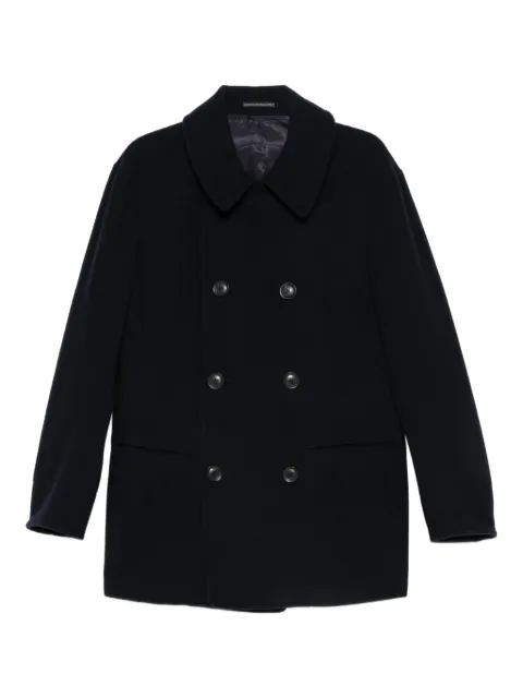 Yohji Yamamoto abrigo con doble botonadura