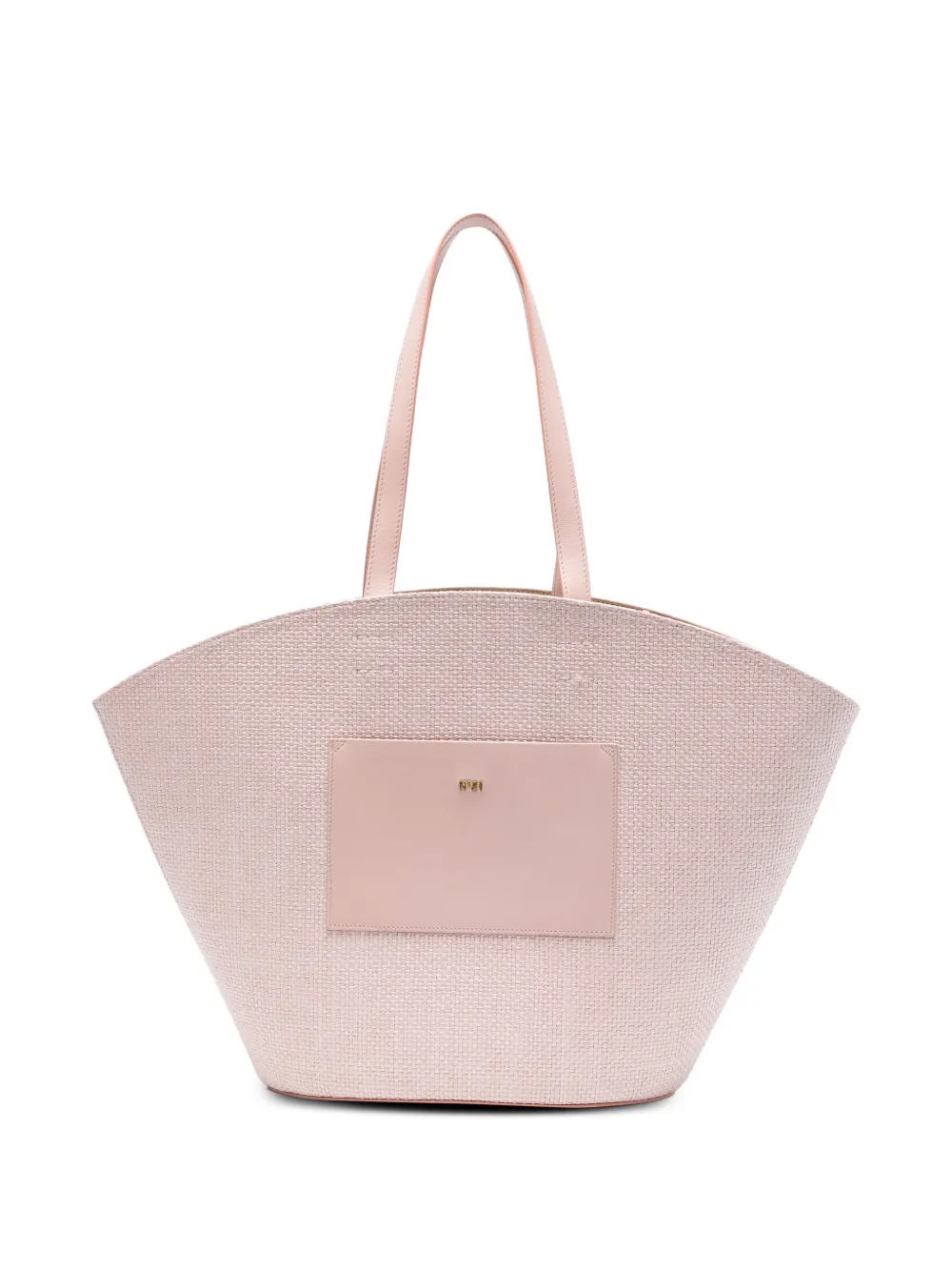 Nº21 Panier logo-detail shoulder bag - Pink