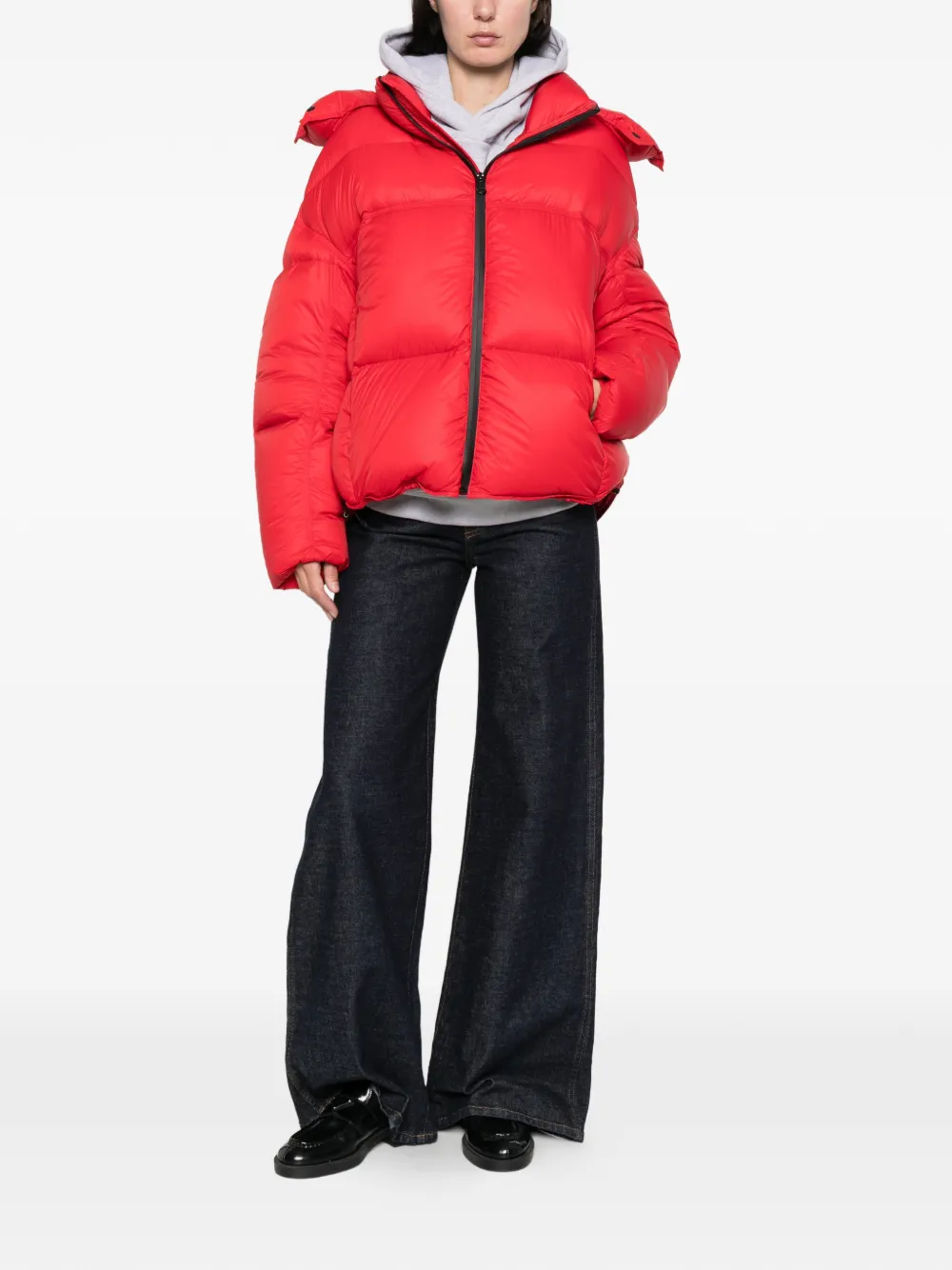 Nicole Benisti Gigi Zip Fastening Jacket In Red