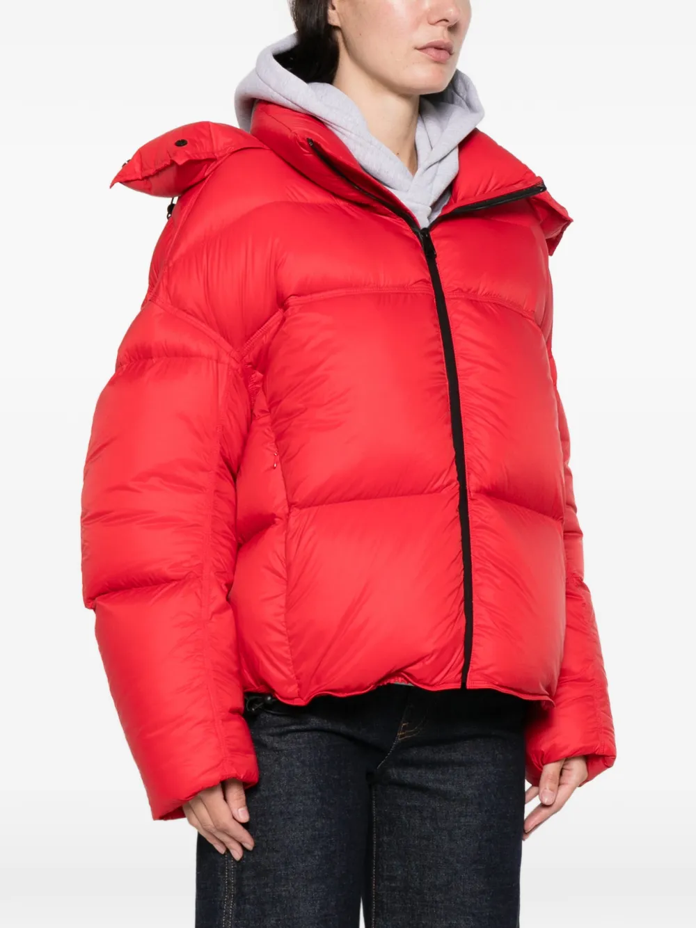 Nicole Benisti Gigi Zip Fastening Jacket In Red