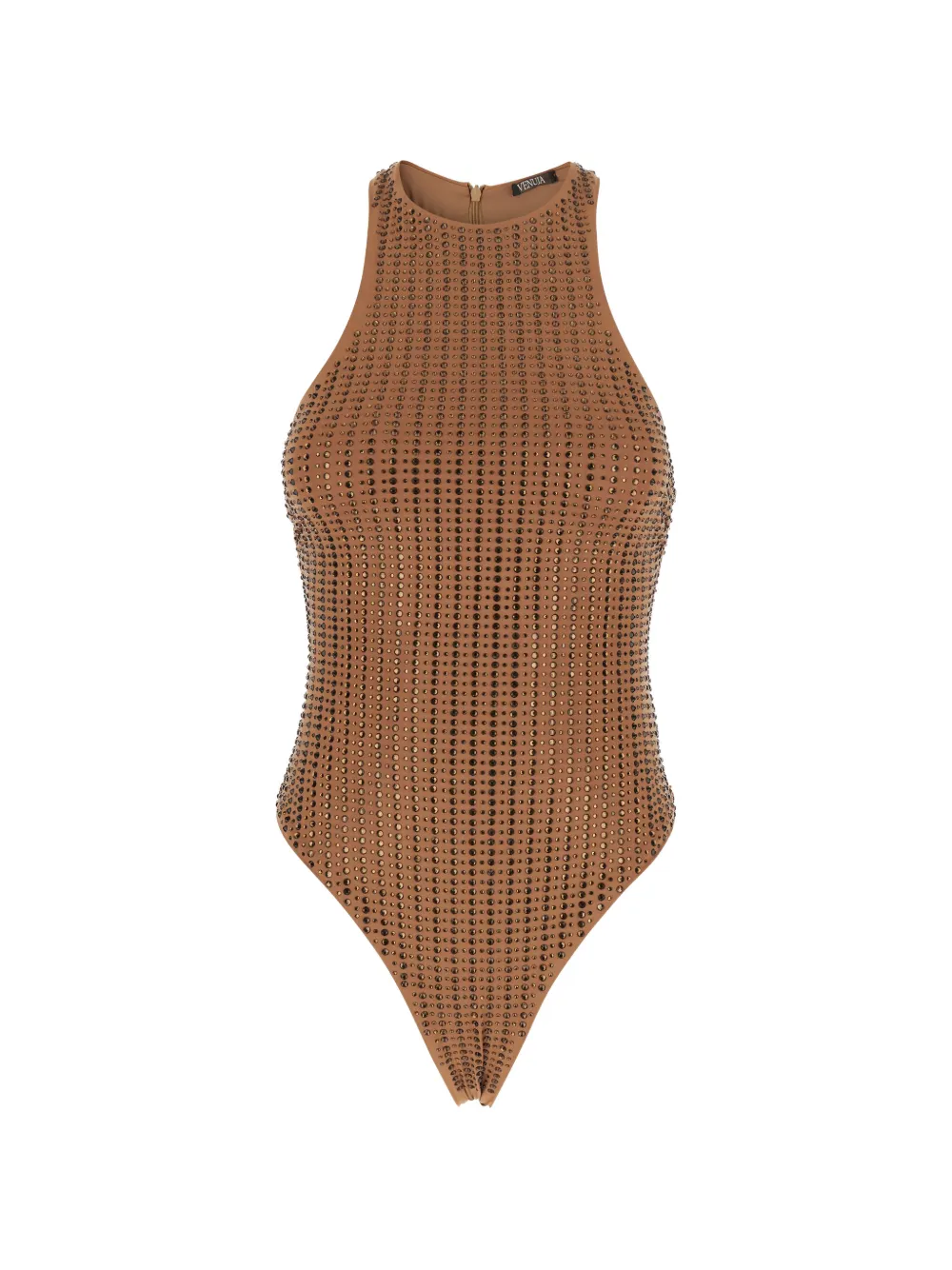 VENUJA crystal-embellished swimsuit - Marrone