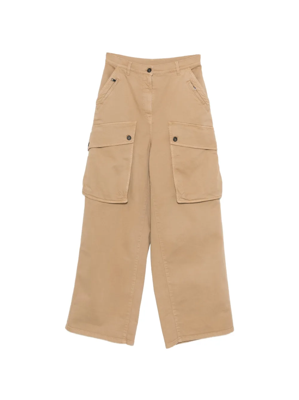 Nº21 cargo woven trousers - Toni neutri