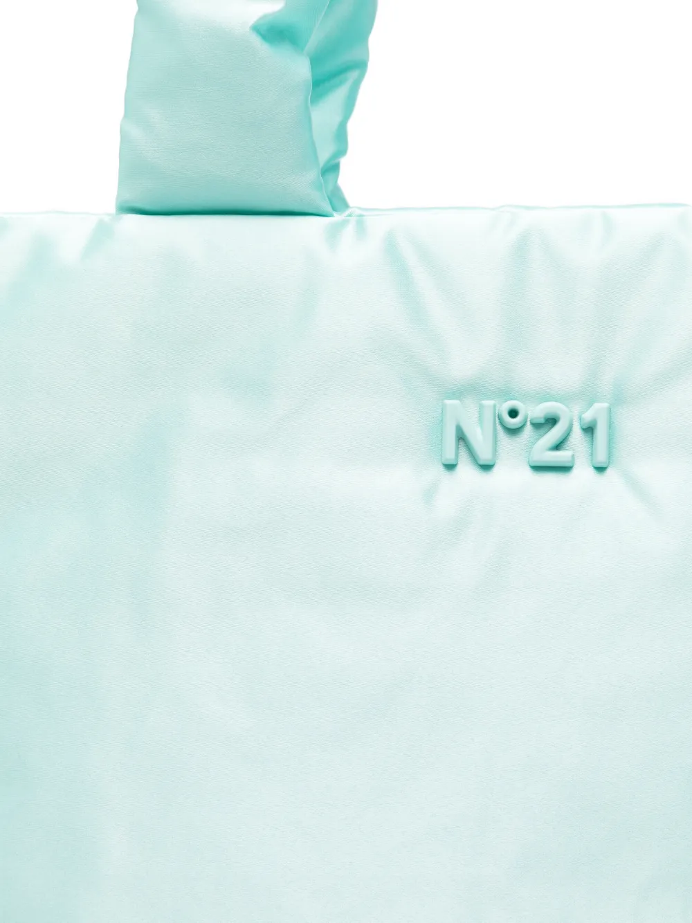  Nº21 Bolso Shopper Con Placa Del Logo - Azul 