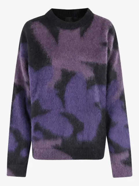 Roberto Collina patterned crew-neck sweater