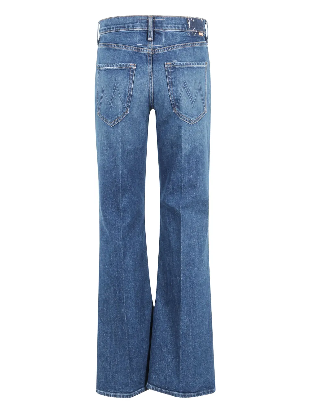 MOTHER logo-patch jeans - Blauw