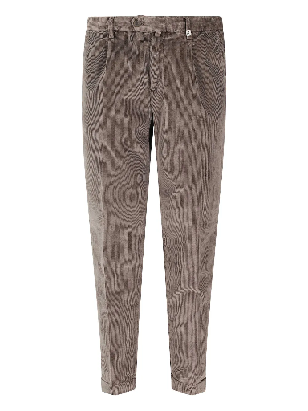 Myths corduroy pleated trousers | Brown | Image 1