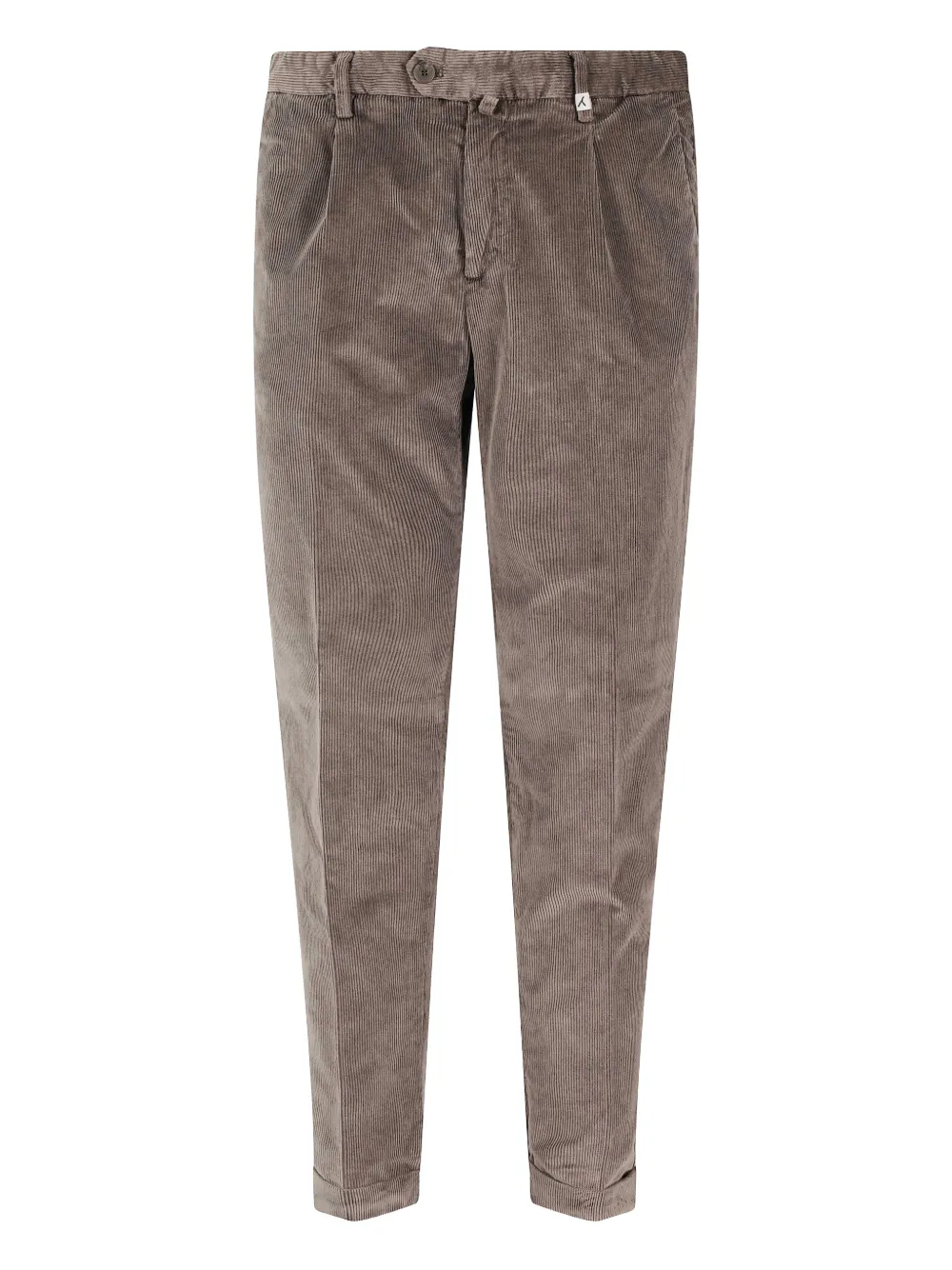 Myths corduroy pleated trousers | Brown | Image 1