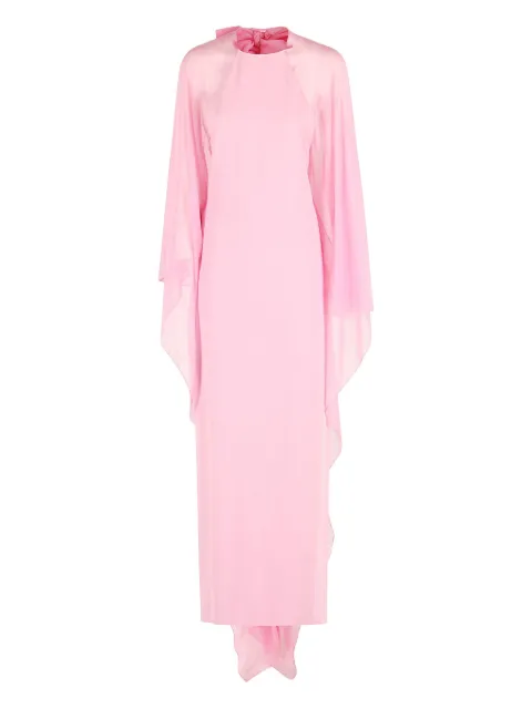 Alberta Ferretti round-neck maxi dress
