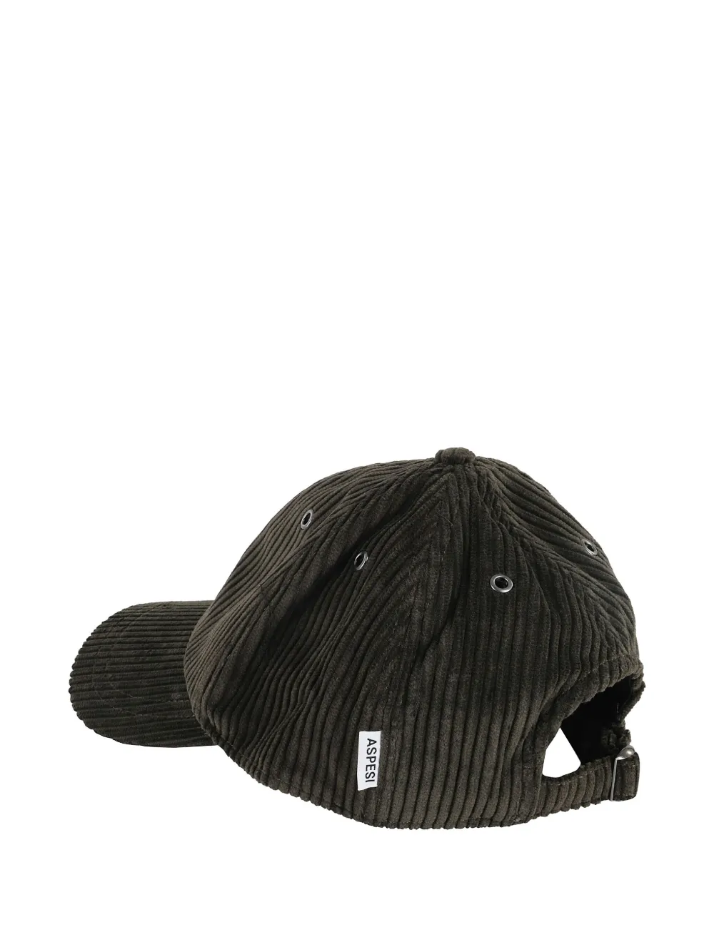 ASPESI corduroy eyelet cap - Groen