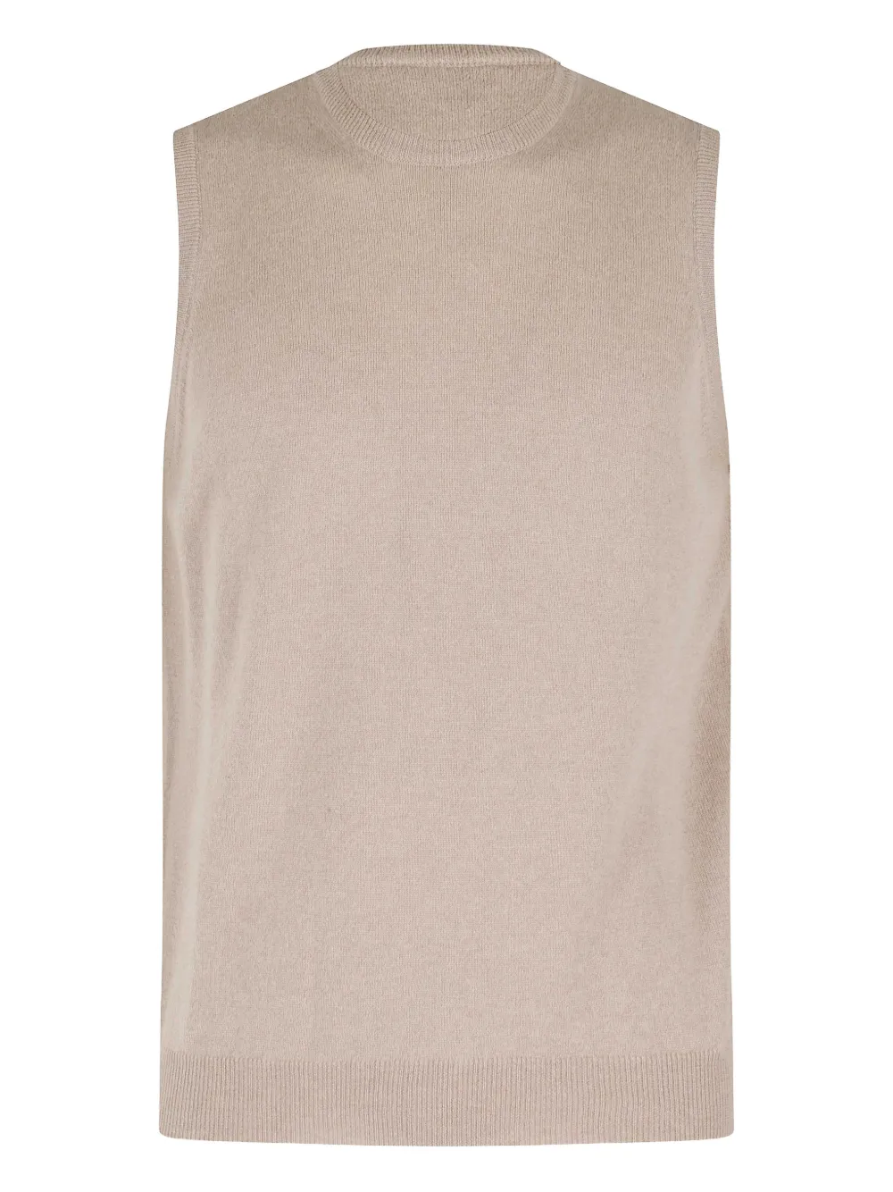 Filippo De Laurentiis ribbed sleeveless top | Neutrals | Image 1