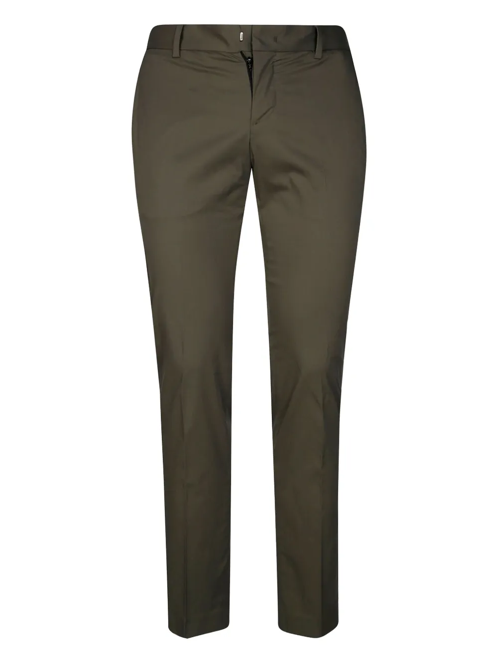 Pt Torino Concealed-fastening Trousers In Green