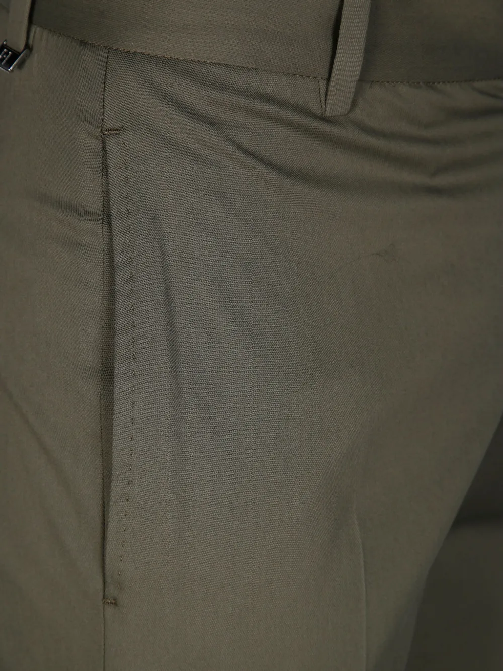 Pt Torino Concealed-fastening Trousers In Green